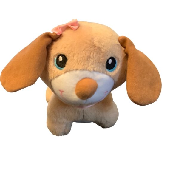 VTech Care For Me Learning Plush Puppy Dog Girl Toy 6" Stuffed Animal - Picture 4 of 6